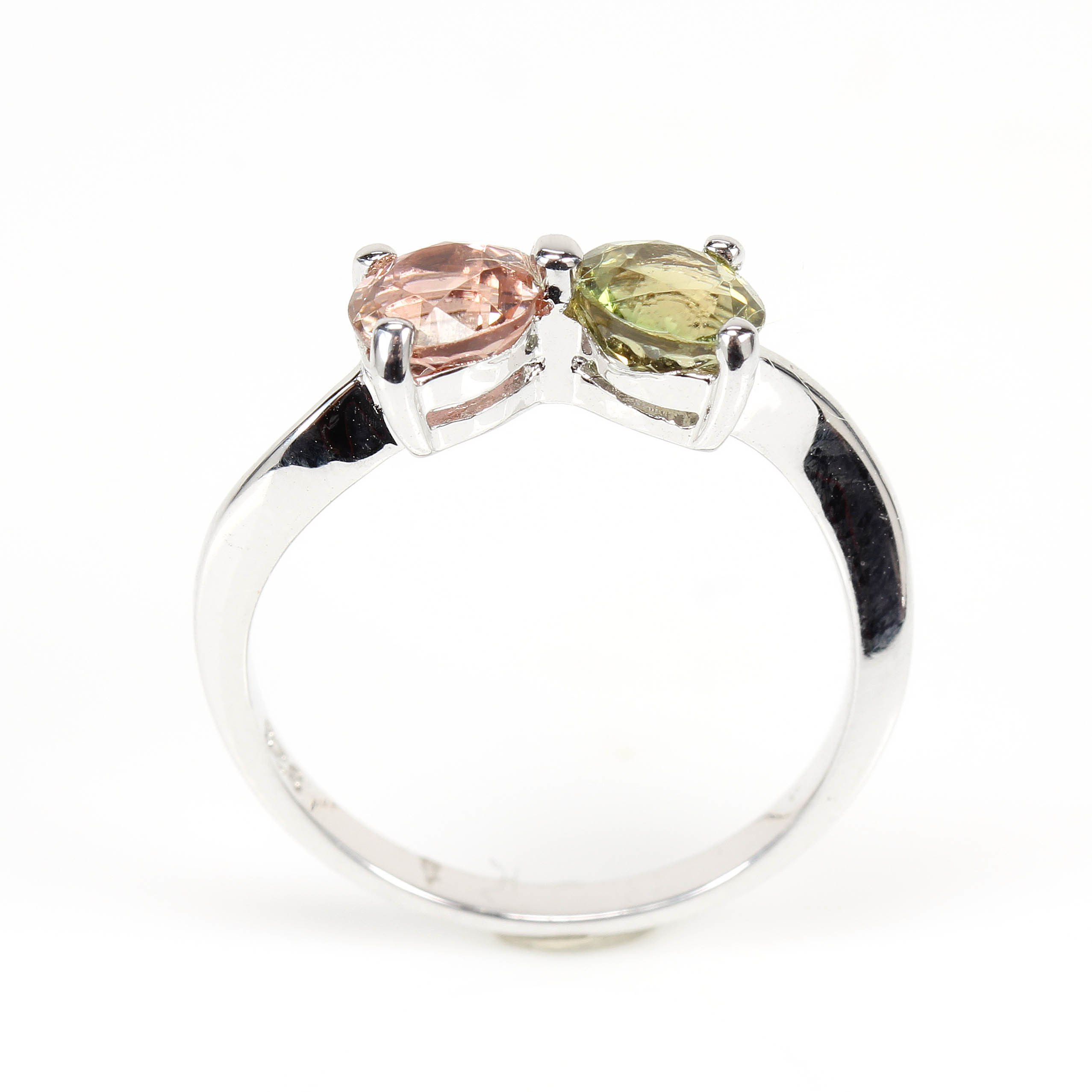 【雅紅珠寶】天然碧璽戒指-尾戒-925銀飾-綿言細語-R0357