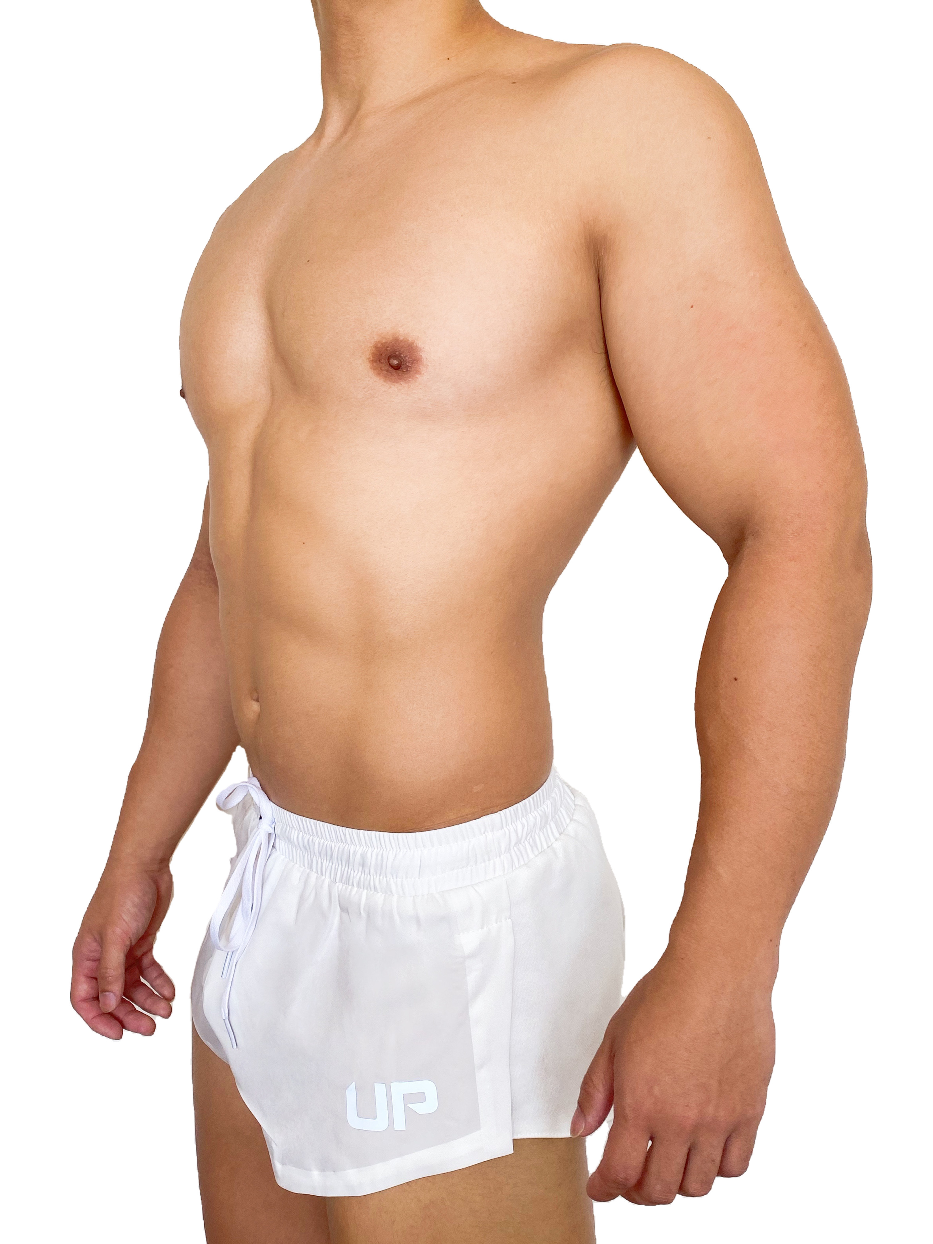 Flash UP Track Shorts 超短運動褲 極致白