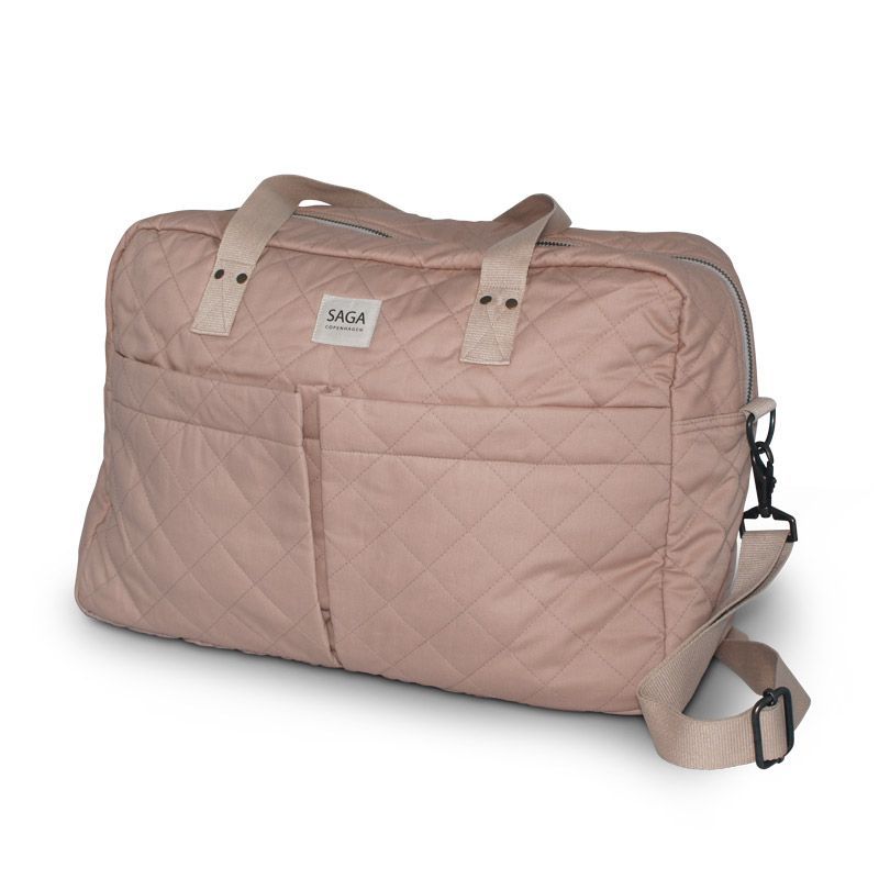 SAGA-有機棉多功能媽媽包-Latte