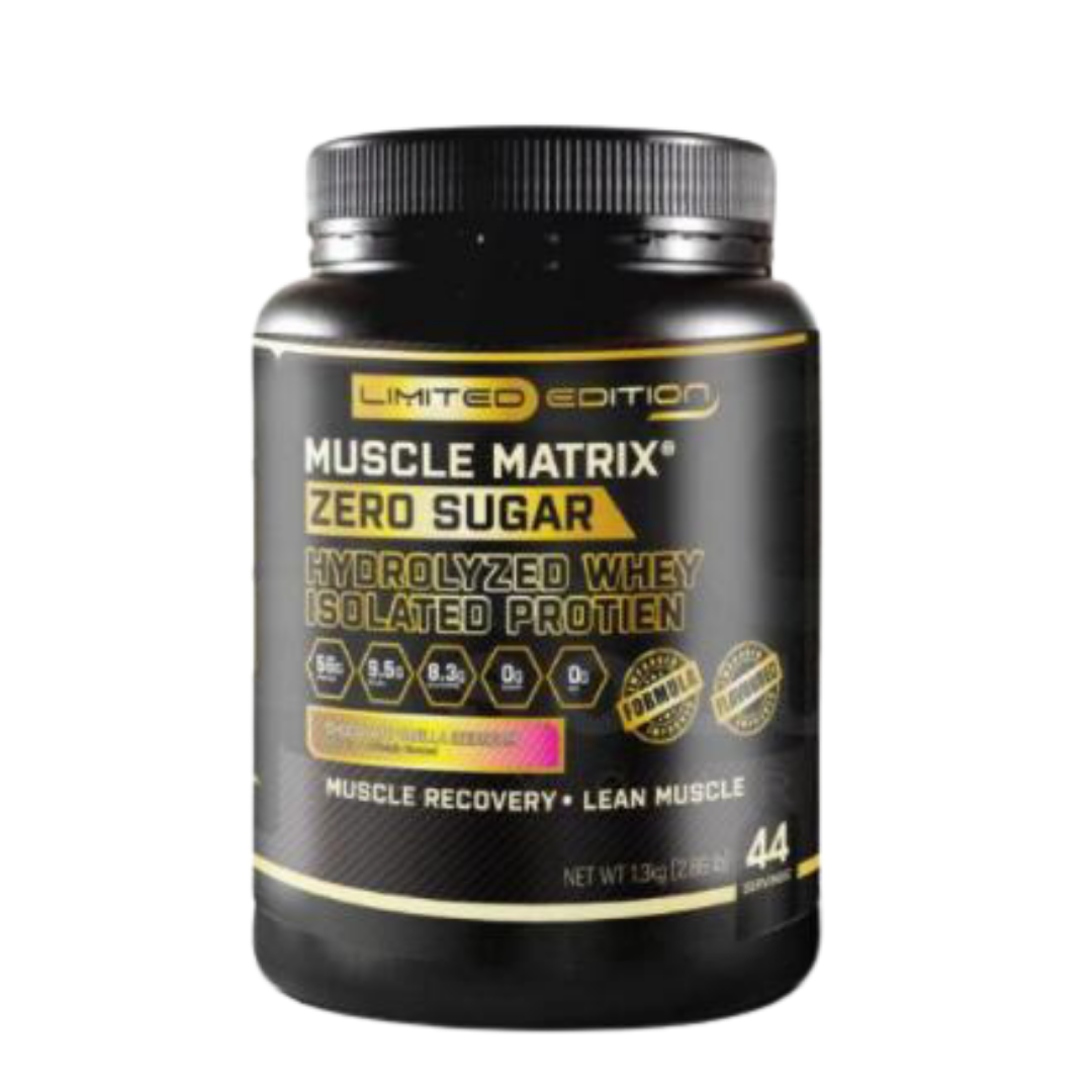 MUSCLE MATRIX ZERO SUGAR HYDRO WHEY ISOLATE (2.86LBS)