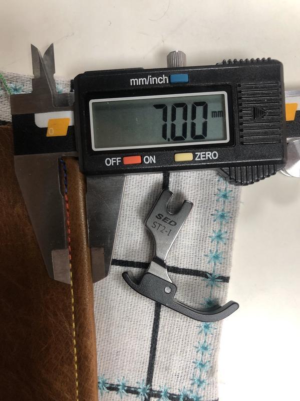 『ST2-i』7mm壓腳&藍獅工業用皮革劍尾針套組