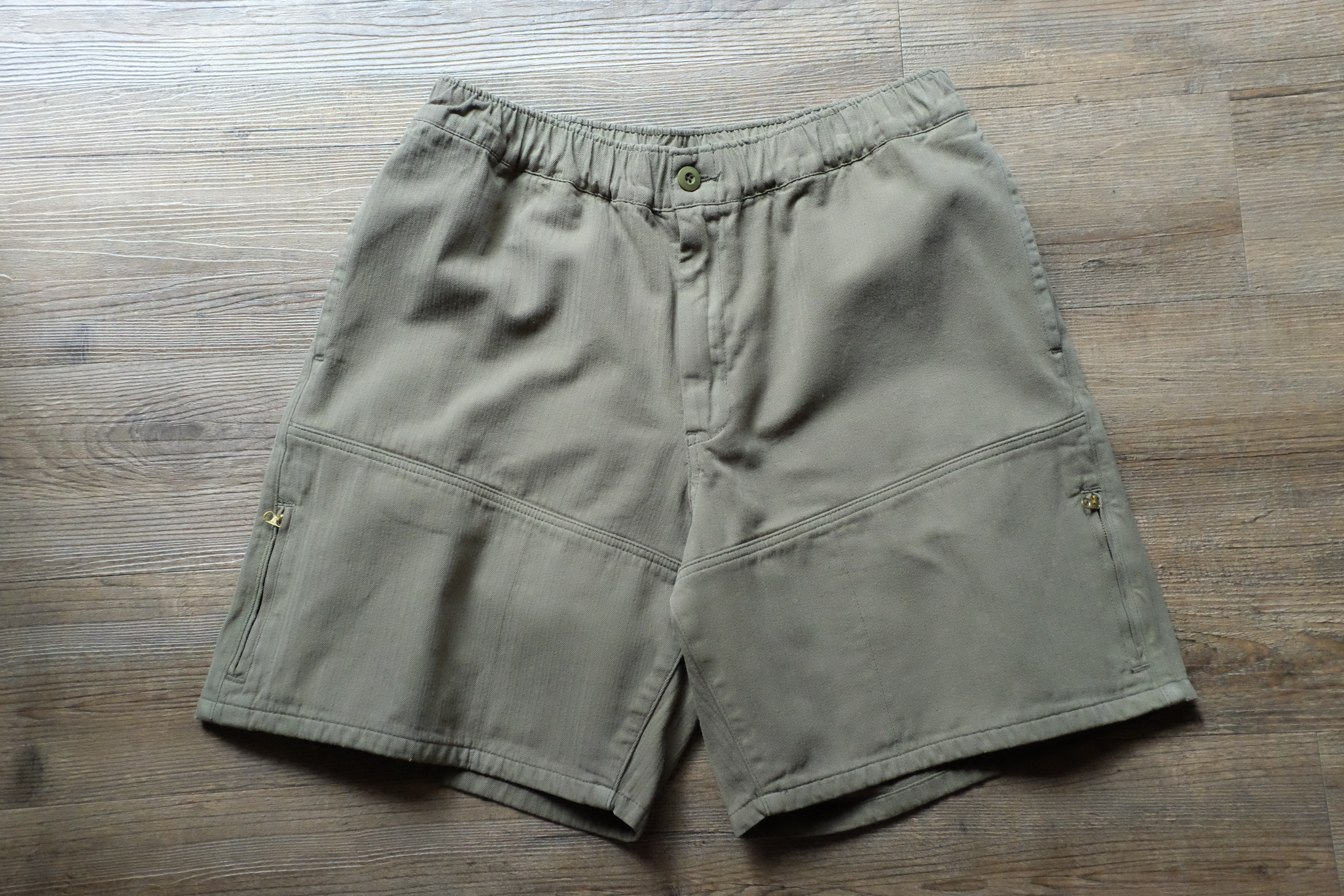 HOUSTON cotton HBT shorts Green