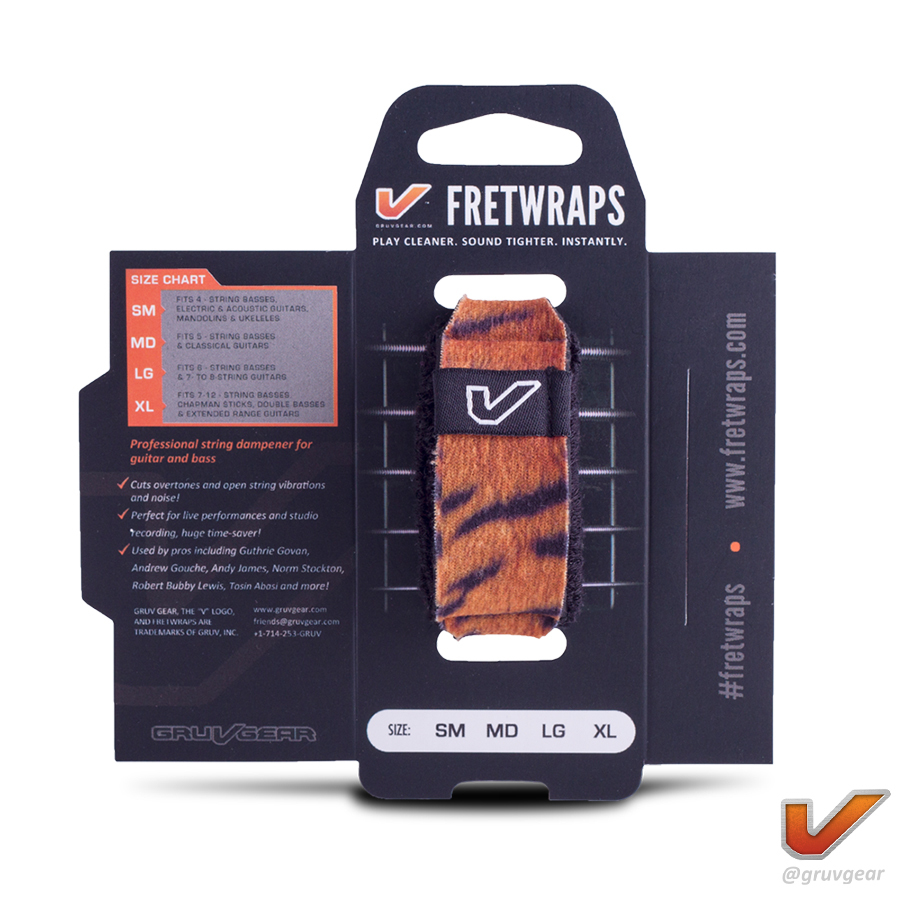 Gruv Gear FretWraps 悶音束帶 Tiger 虎紋