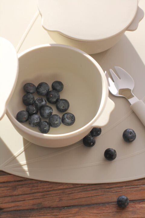 That's mine-含蓋餐碗(2件裝)-rose/Feather grey