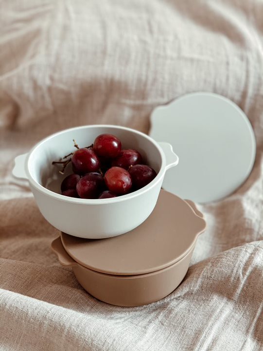 That's mine-含蓋餐碗(2件裝)-brown/Feather grey