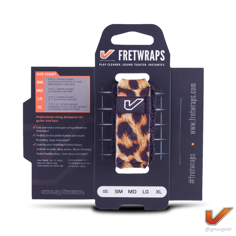 Gruv Gear FretWraps 悶音束帶 Leopard 豹紋
