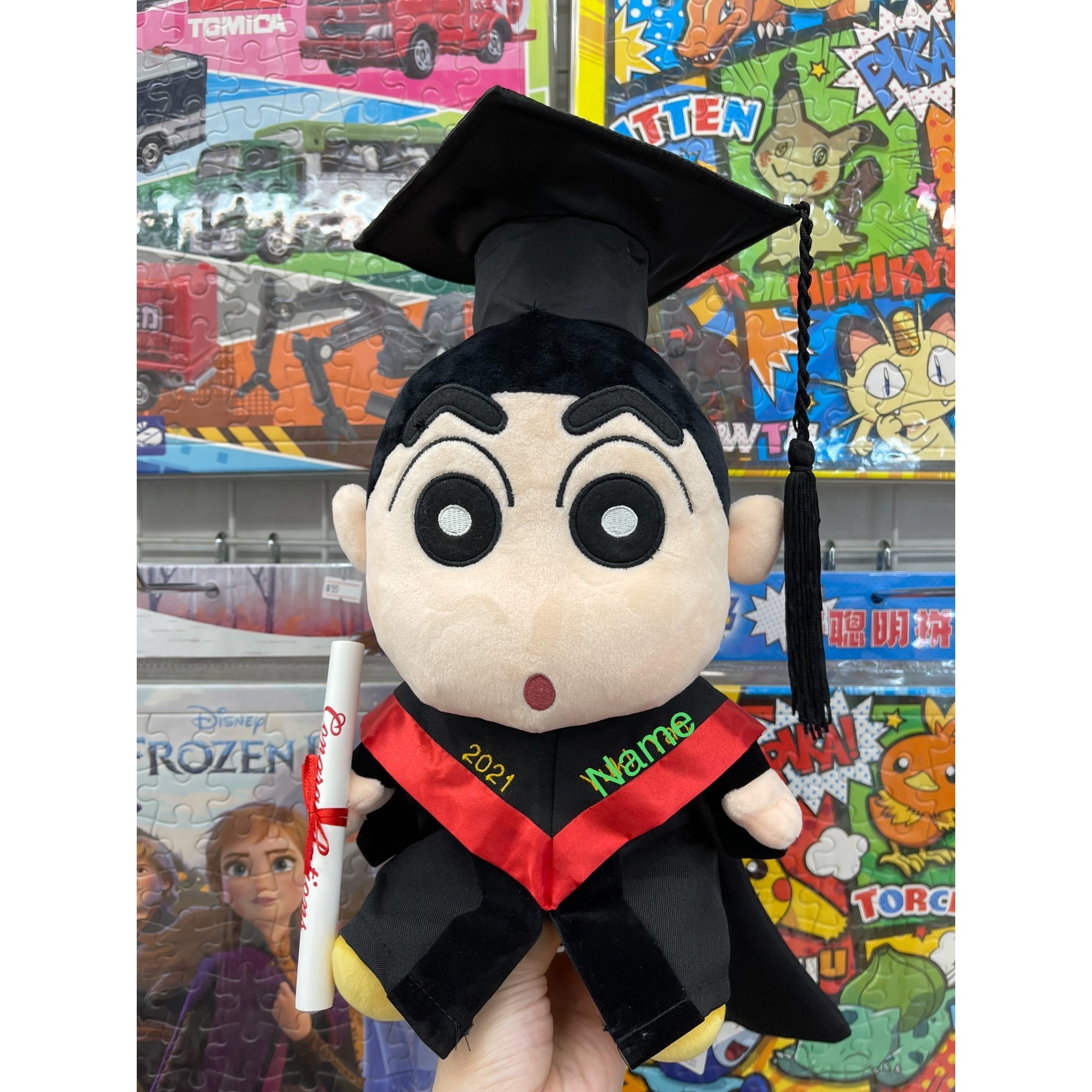 蠟筆小新畢業公仔