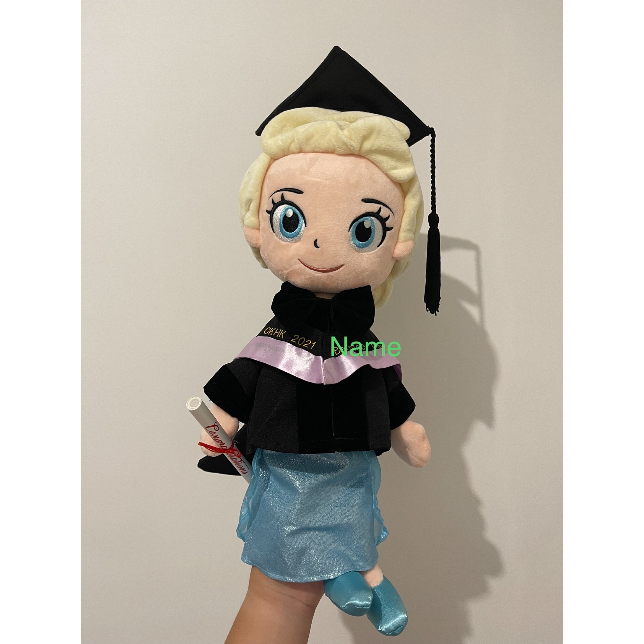 Frozen Elsa 畢業公仔