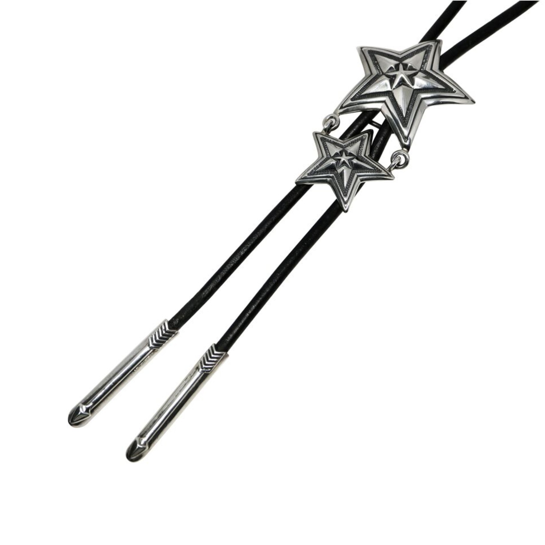 Large Star In Star Bolo Tie