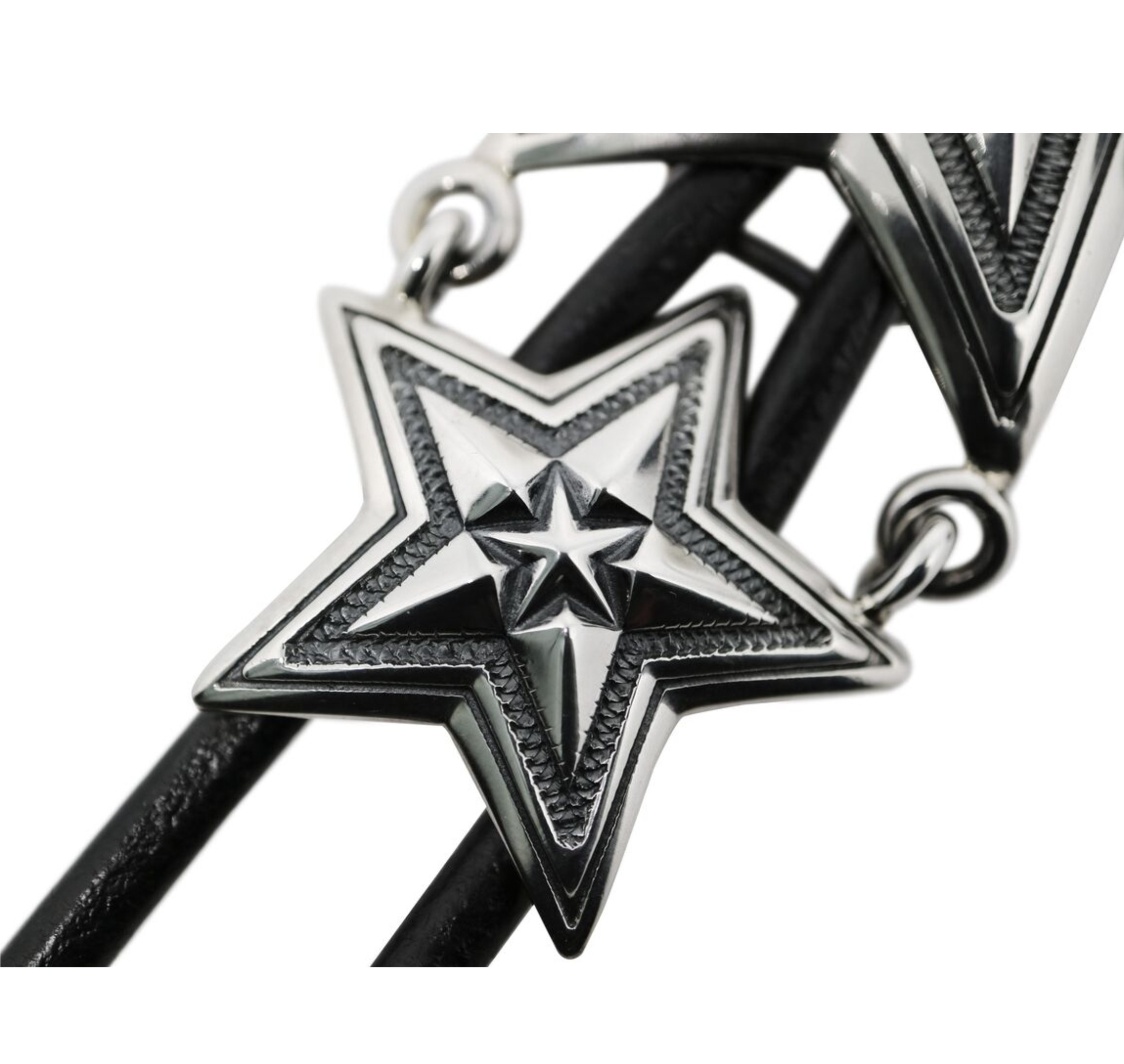 Large Star In Star Bolo Tie