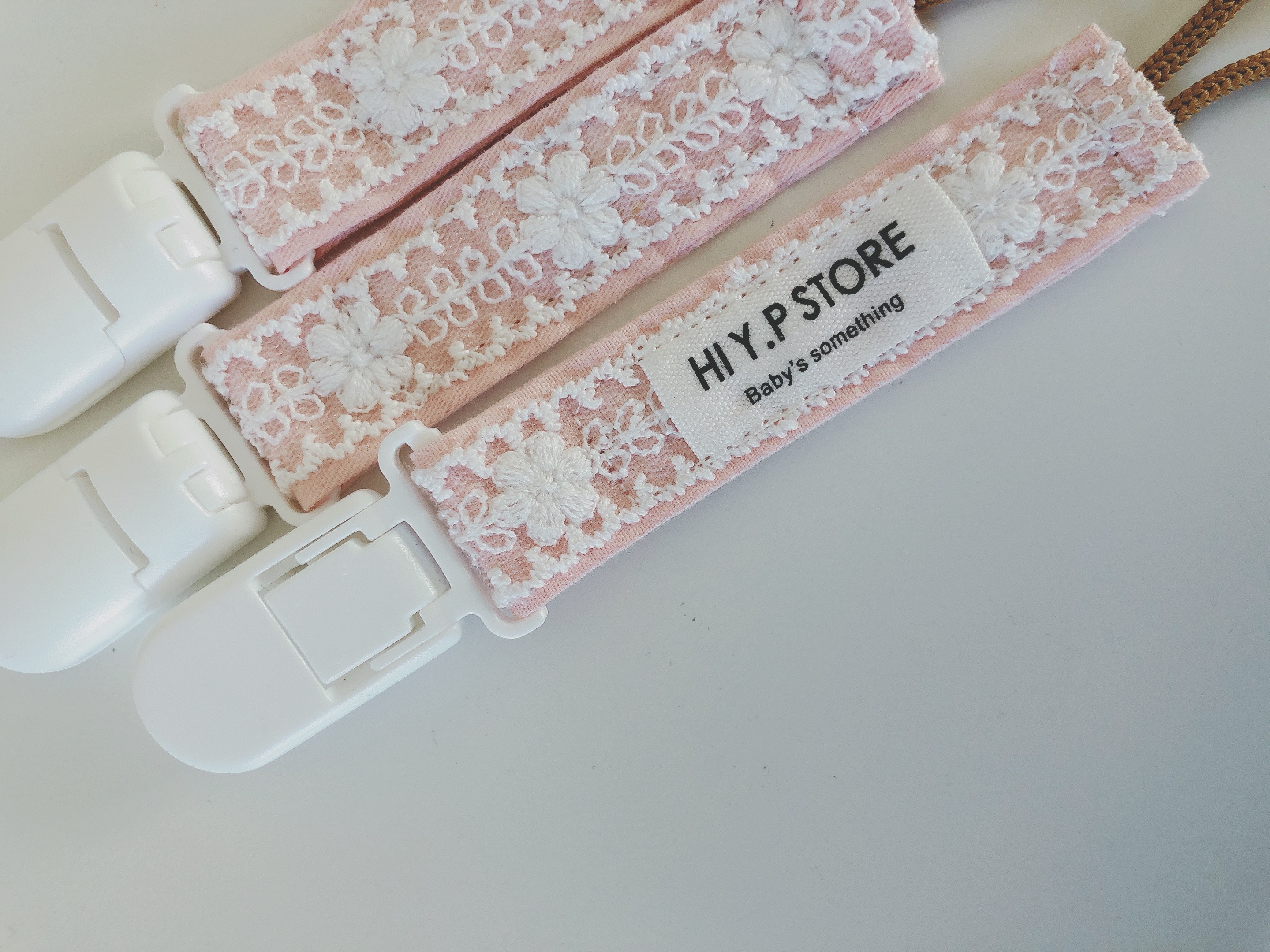 Hi Y.P store-短版鱷魚夾-雕花蕾絲