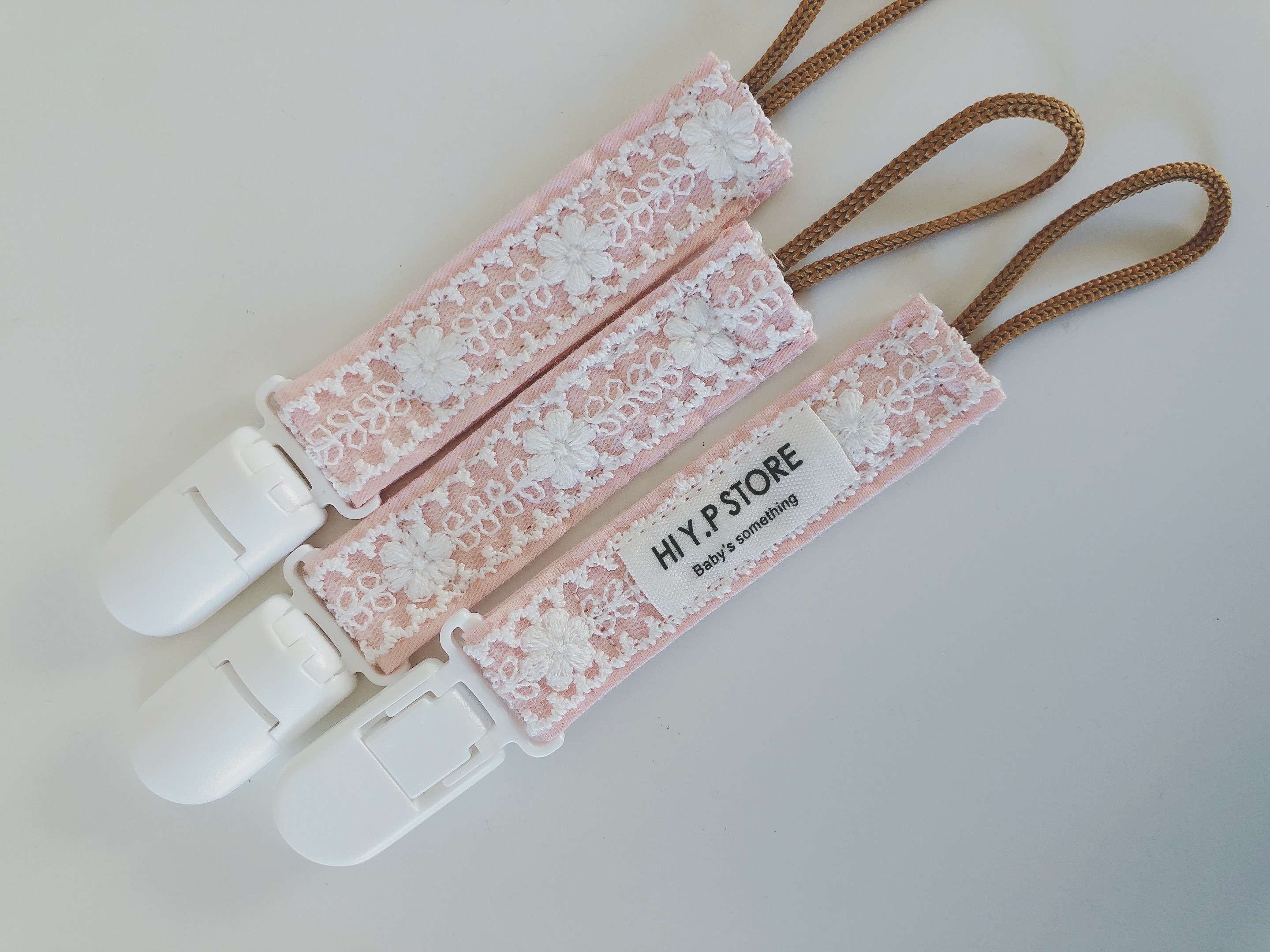 Hi Y.P store-短版鱷魚夾-雕花蕾絲