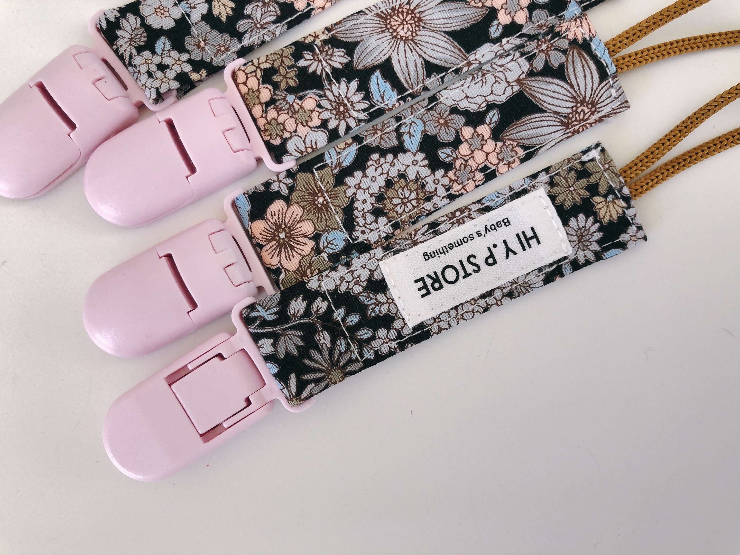 Hi Y.P store-短版鱷魚夾-百花朵朵(粉夾)