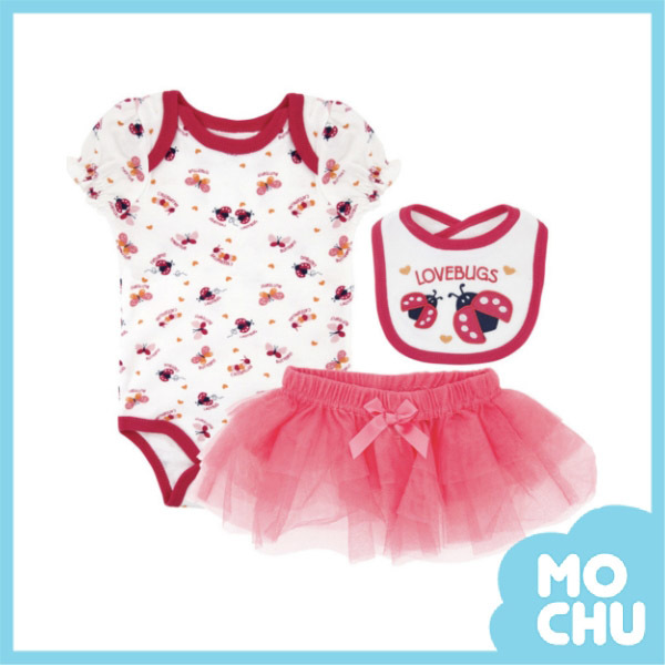 瓢蟲三件式包屁衣