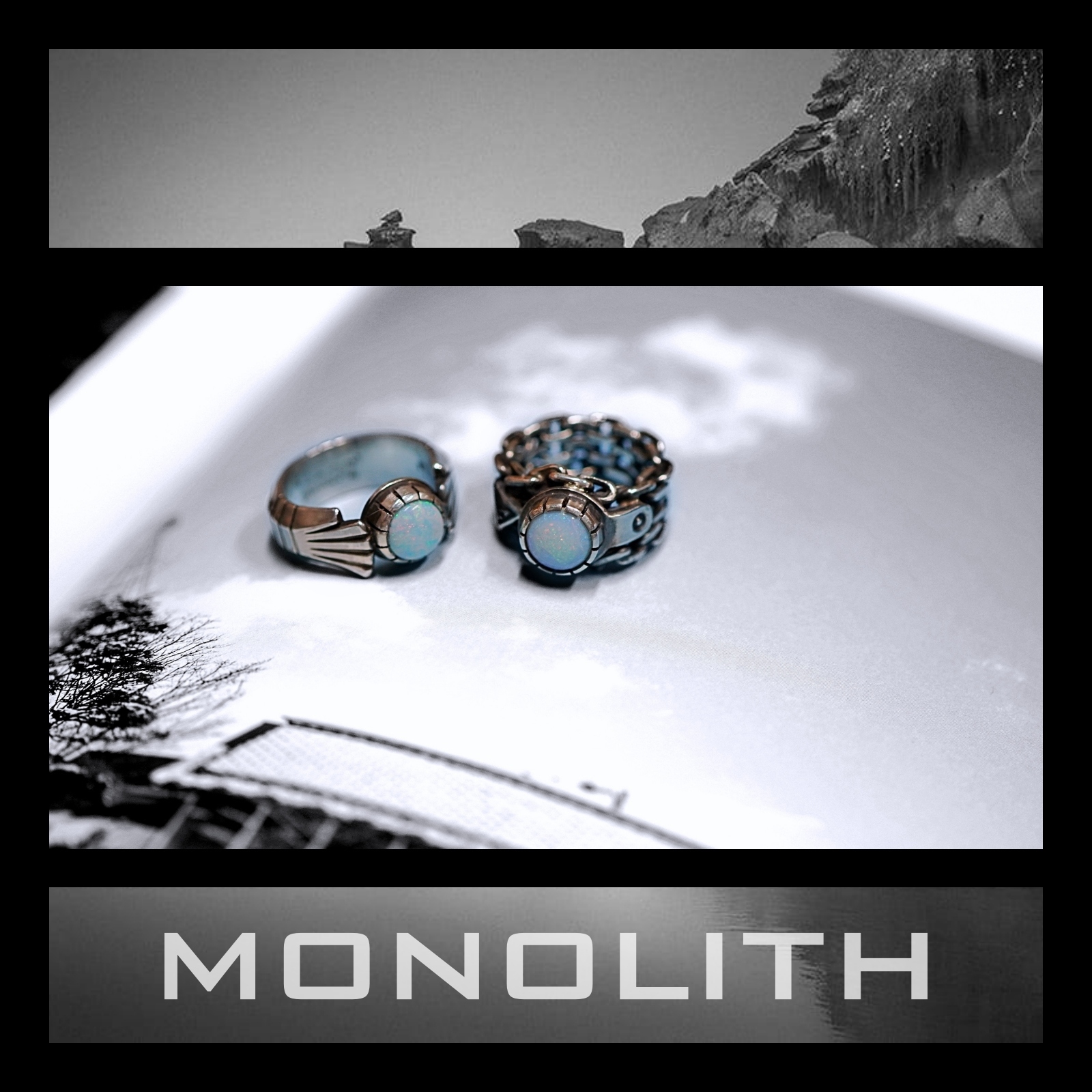 蛋白石打印【戒指】