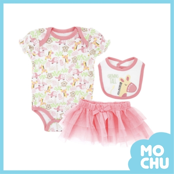 長頸鹿三件式包屁衣