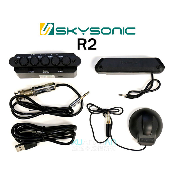 SkySonic SkySonic R2 雙系統 木吉他 響孔共振拾音器 第 2 張圖片｜三峽吉他 / Bass
