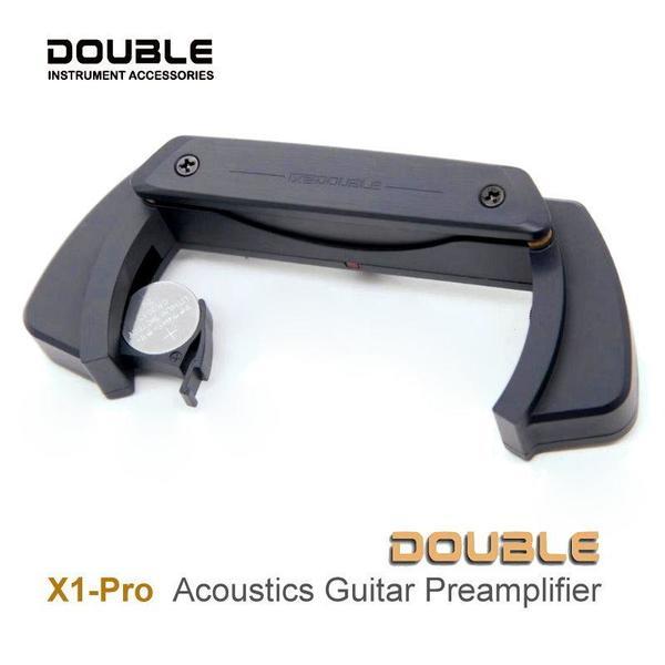 DOUBLE Double X1 PRO X1-PRO 吉他 雙系統拾音器 免開側孔 含麥克風打板可收音 雙拾音器 第 2 張圖片｜三峽弦樂器