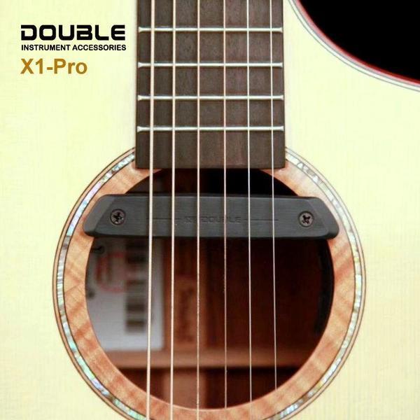 DOUBLE Double X1 PRO X1-PRO 吉他 雙系統拾音器 免開側孔 含麥克風打板可收音 雙拾音器 第 3 張圖片｜三峽弦樂器