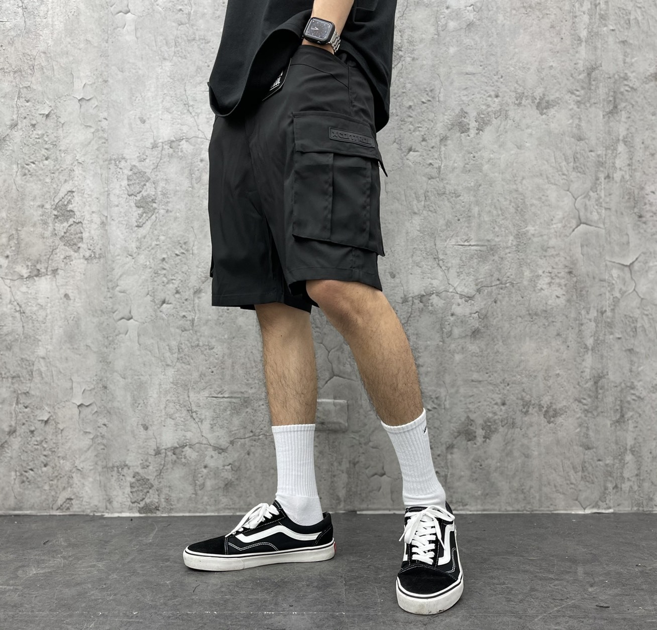 XCTRL 武士精神標語短褲-黑