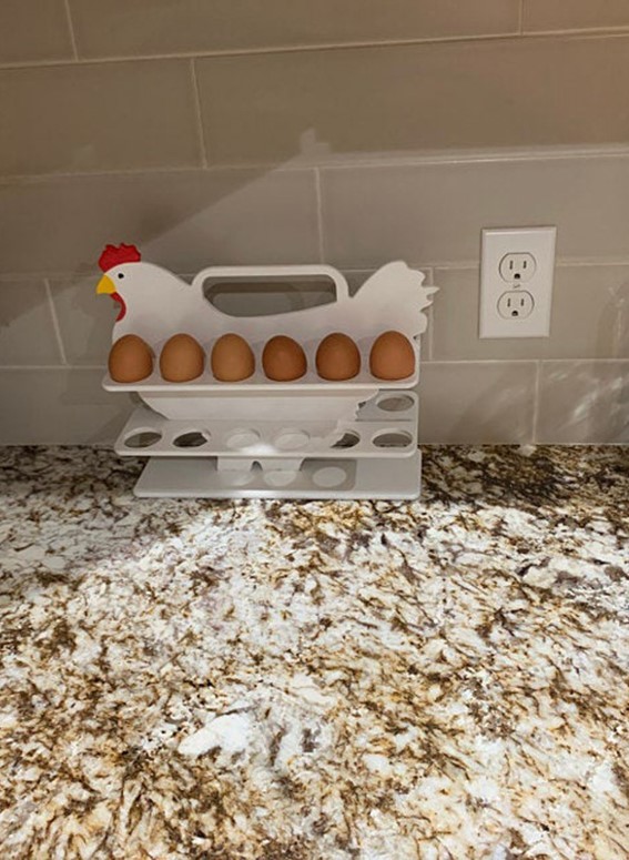 可愛雞蛋收納架