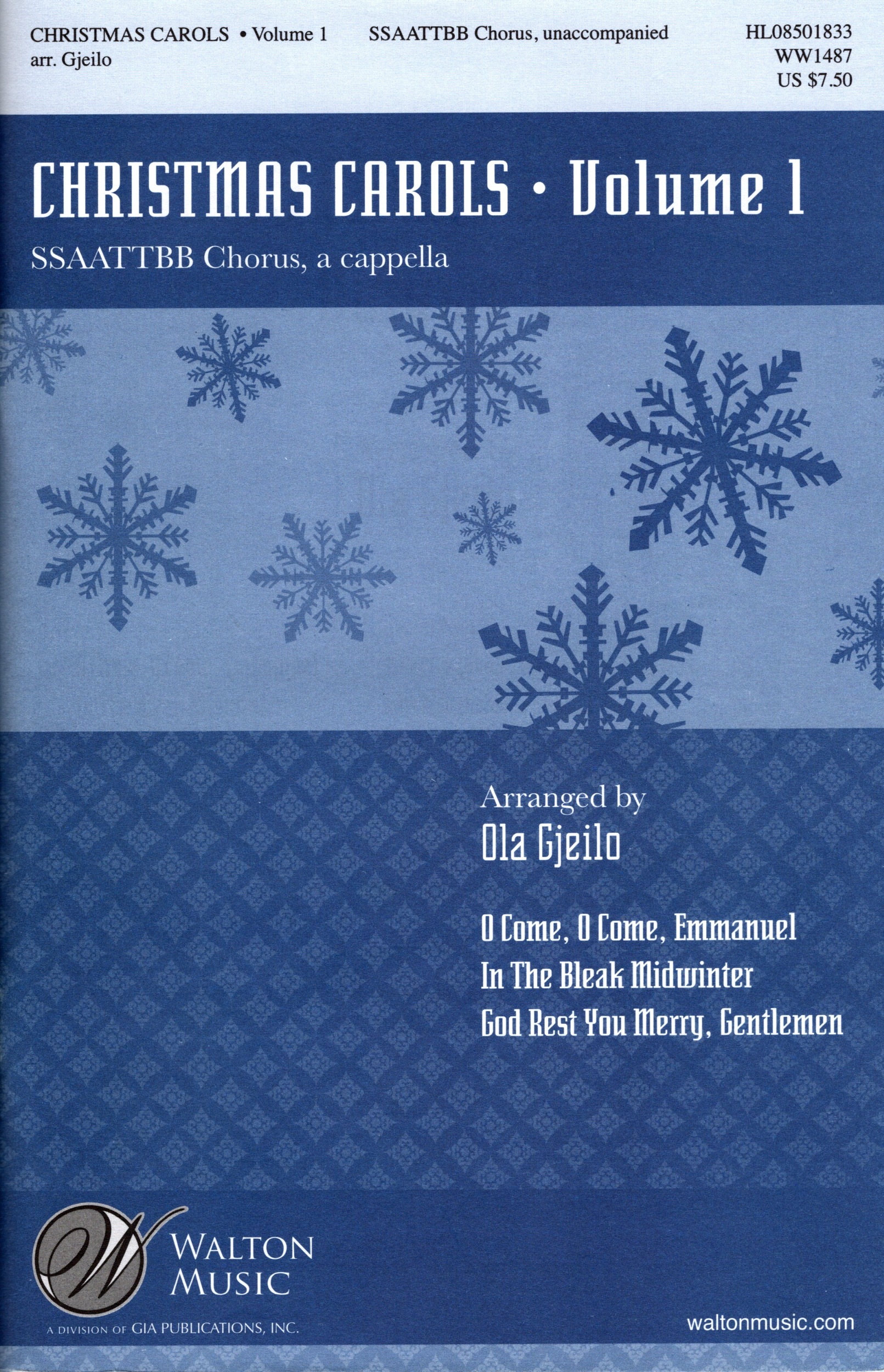 【混聲曲集】《Christmas Carols》Vol.1