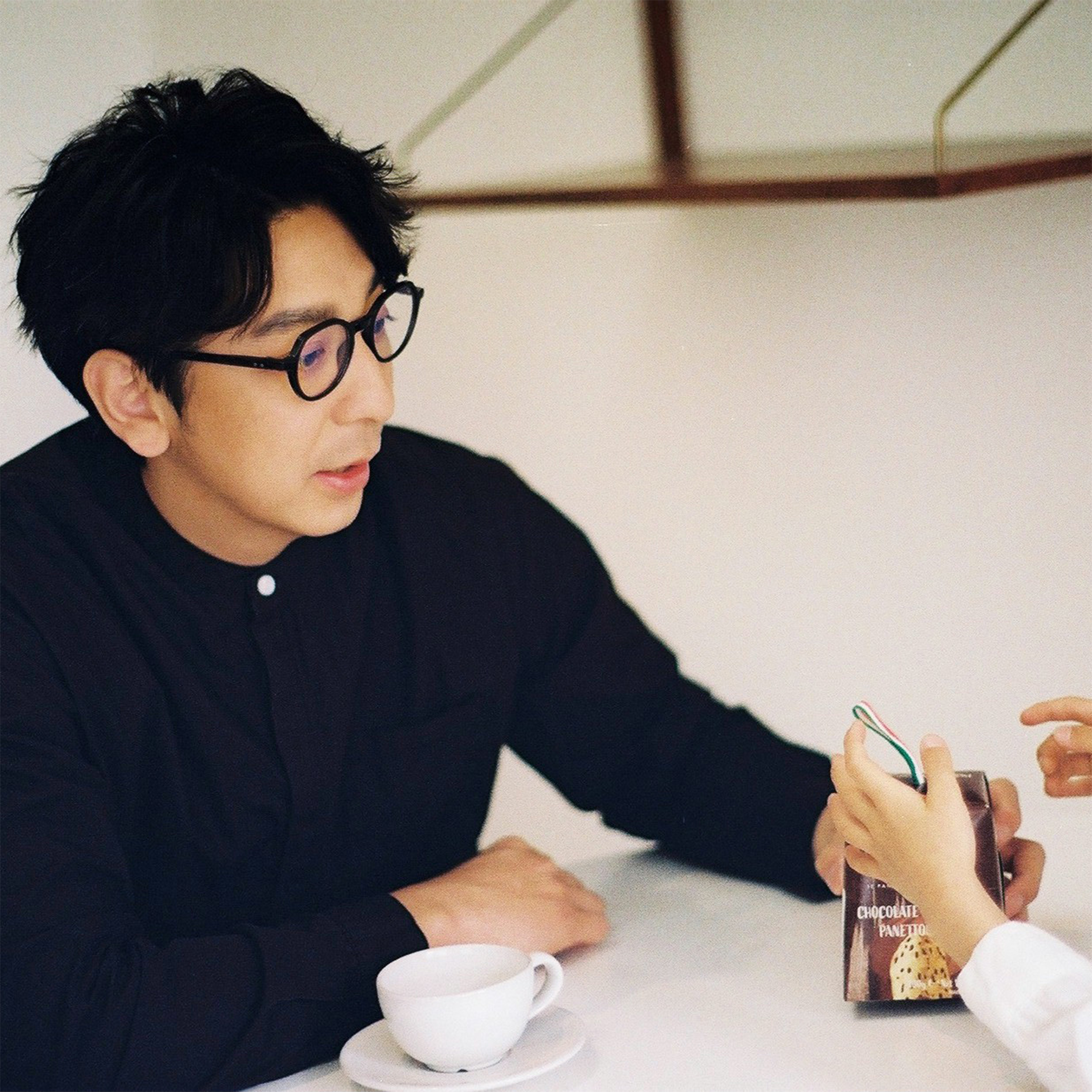 CROWN PANTO 成人 皇冠型抗藍光眼鏡 - 亮感黑