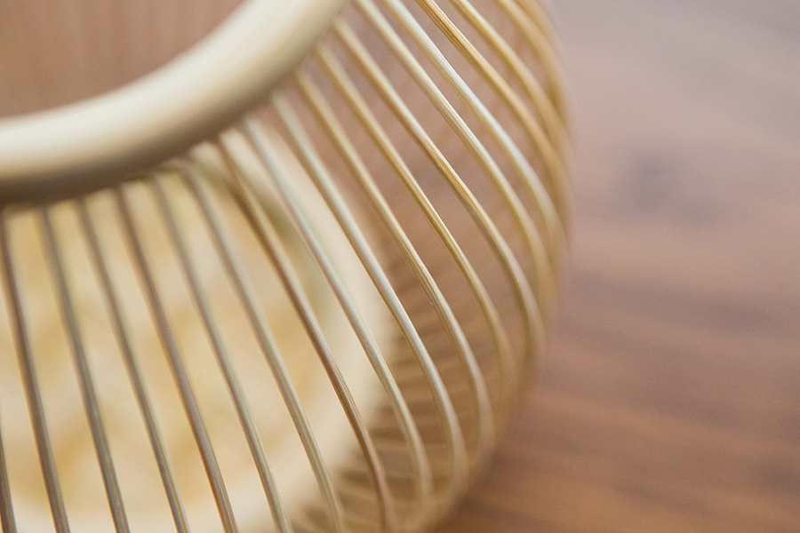 公長齋小菅-駿河千筋花蕾瓶 S