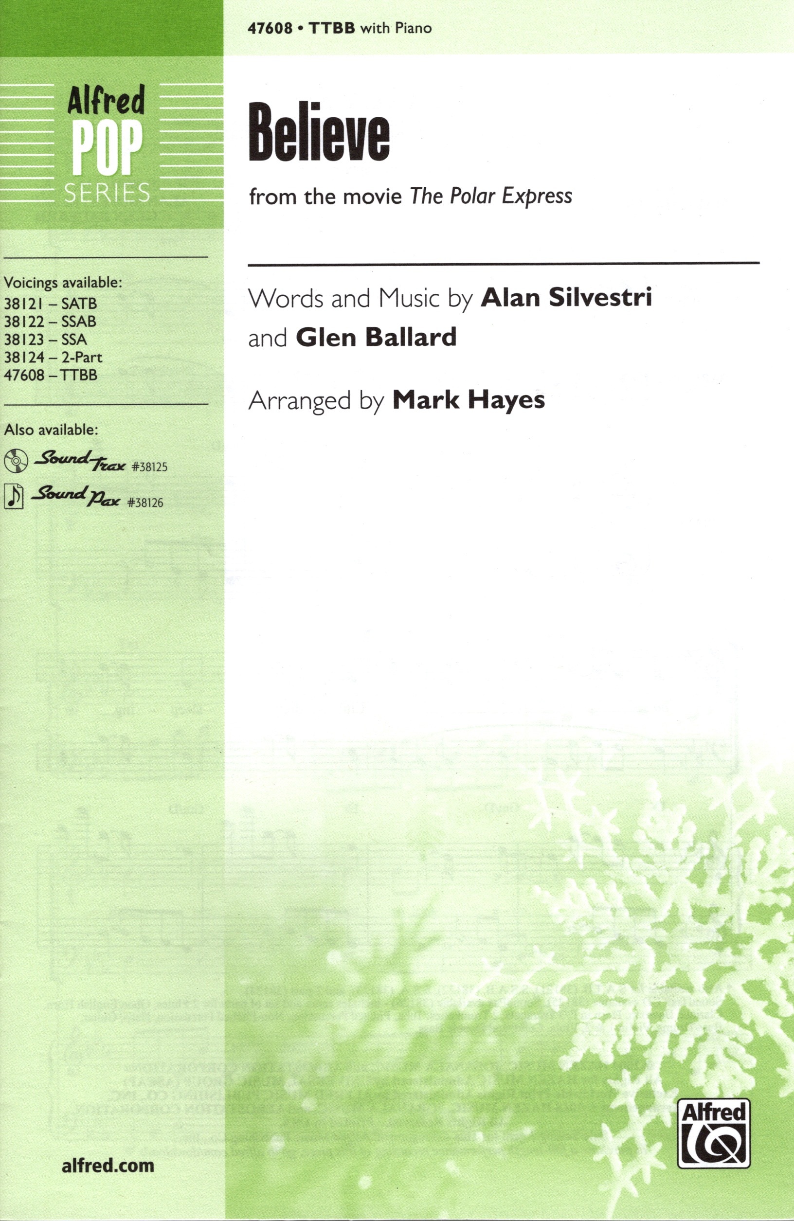 【男聲四部】《Believe》