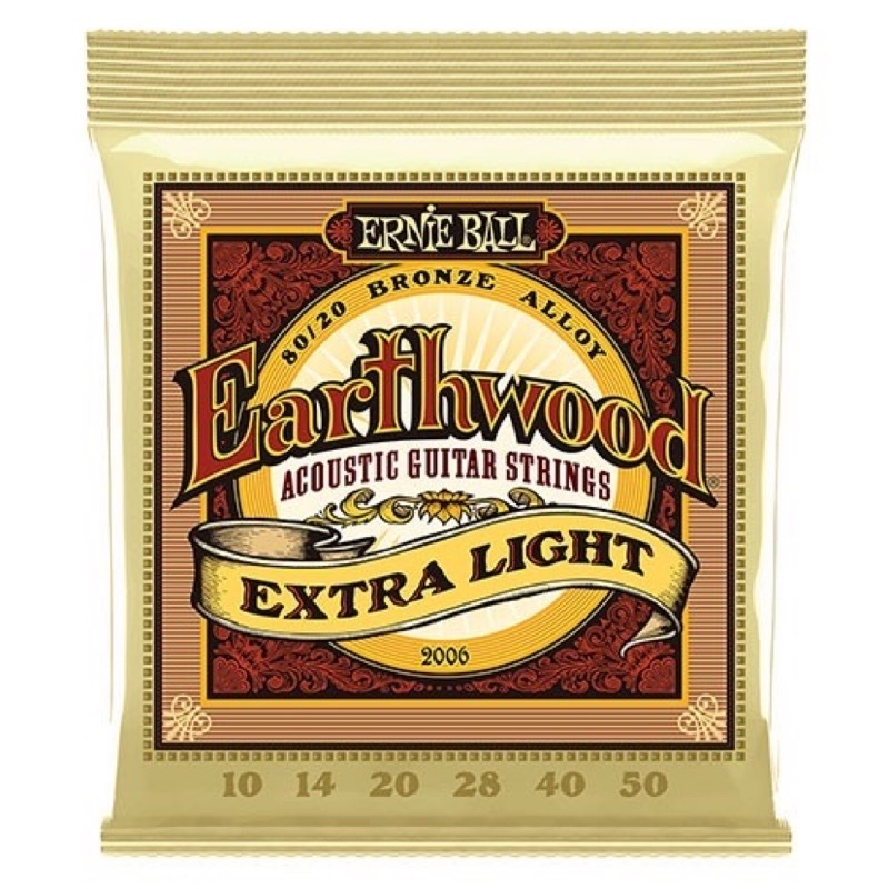 Ernie Ball 2006 Earthwood 80/20 Bronze 10-50 木吉他弦 美國大牌