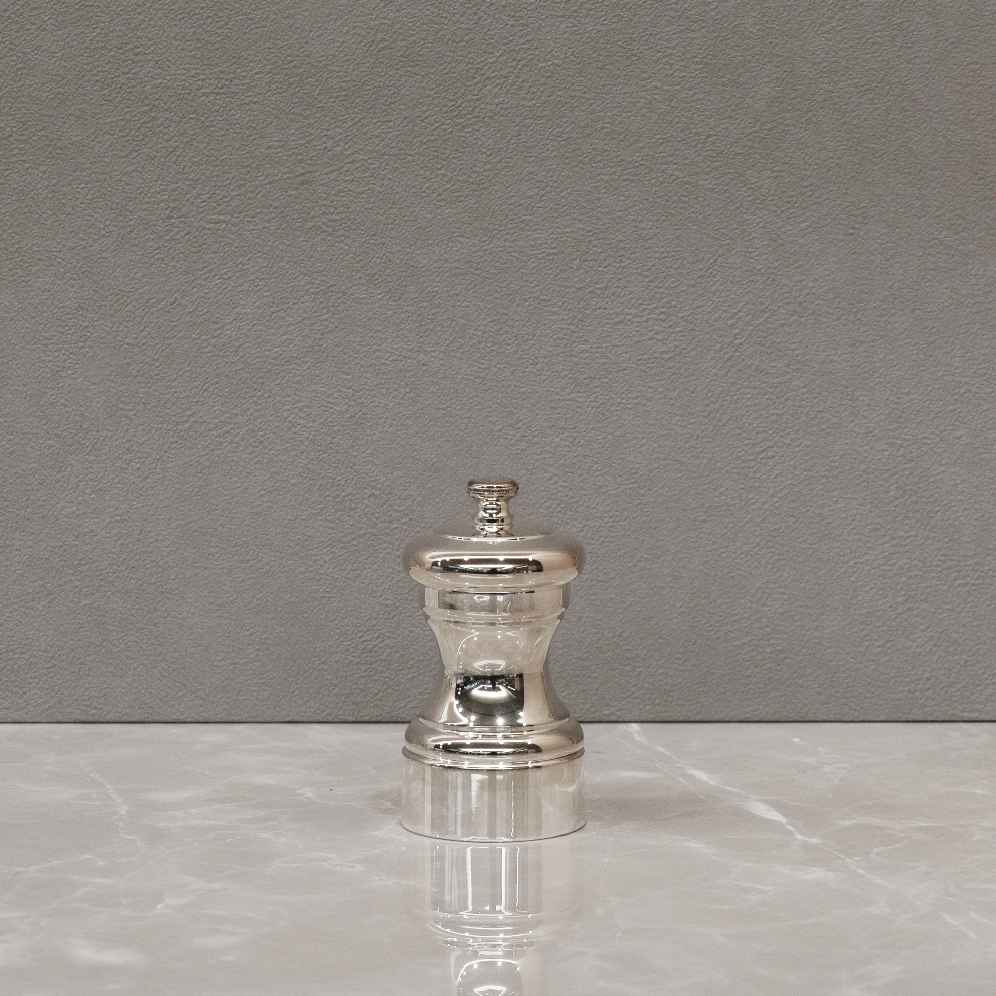 復刻款鍍銀胡椒研磨罐 | 亮銀色 10cm 