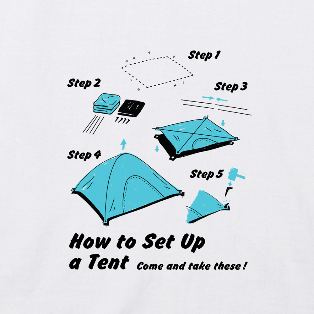 露營大師T恤 - 帳篷