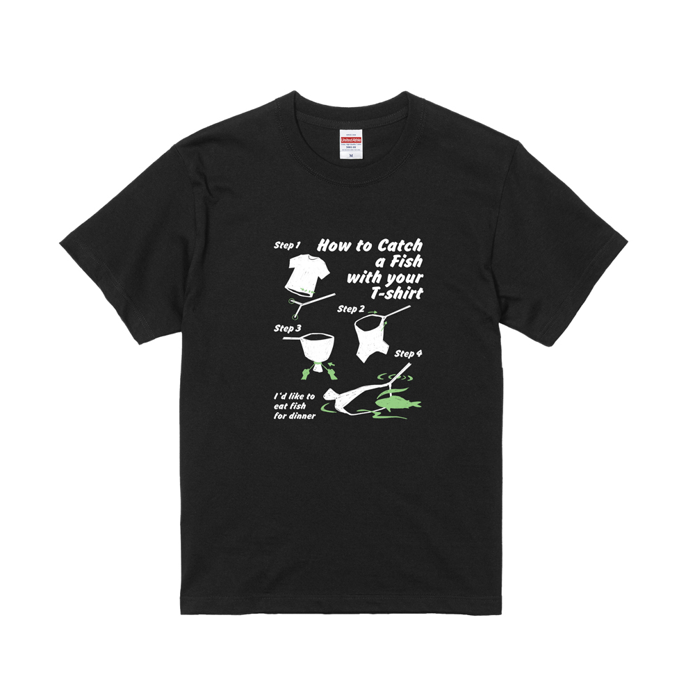 露營大師T恤 - 抓魚