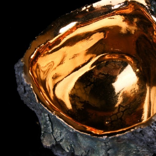 平松龍馬 亀裂文 金彩 ぐい呑 hira60-25 (超限量)