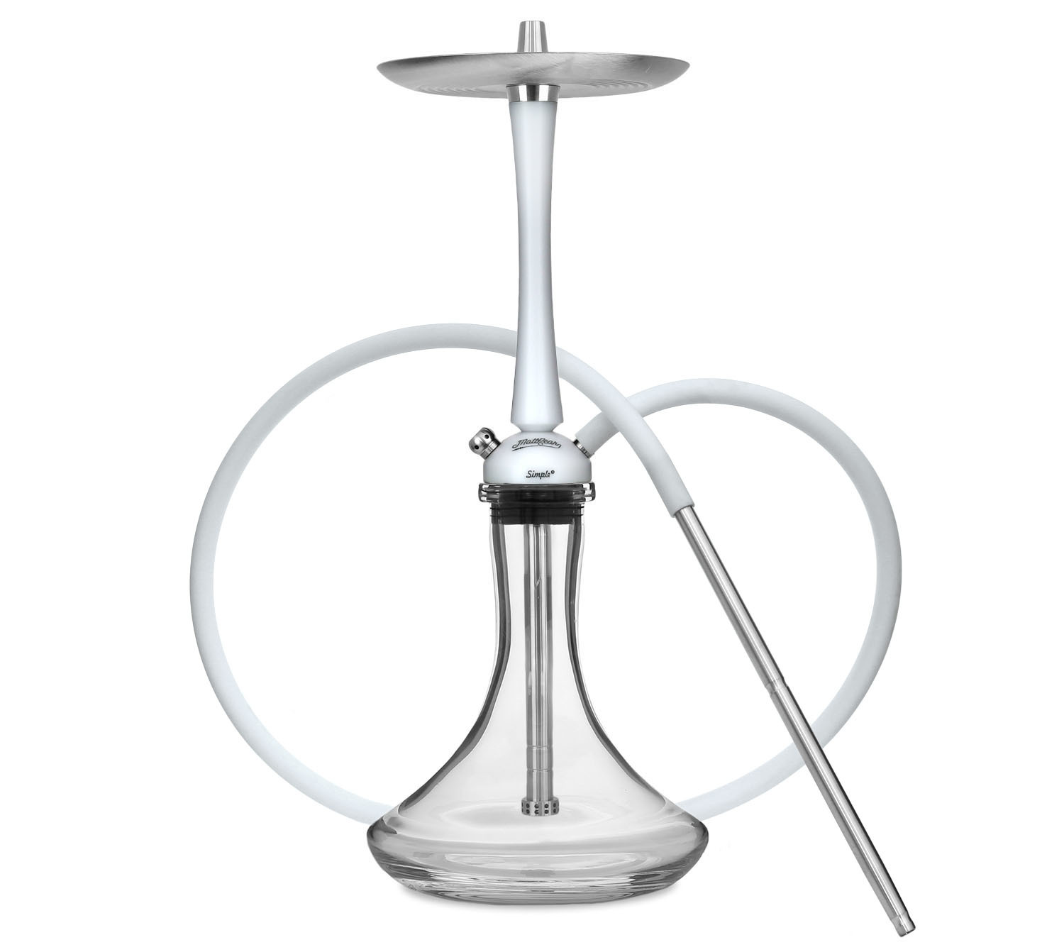 MattPear Hookah Simple White M