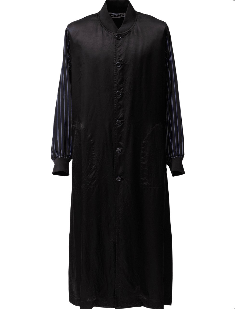 Comme des Garçons CDG 1986 高質感 限定款 絲綢 薄款 大衣 長版 外套