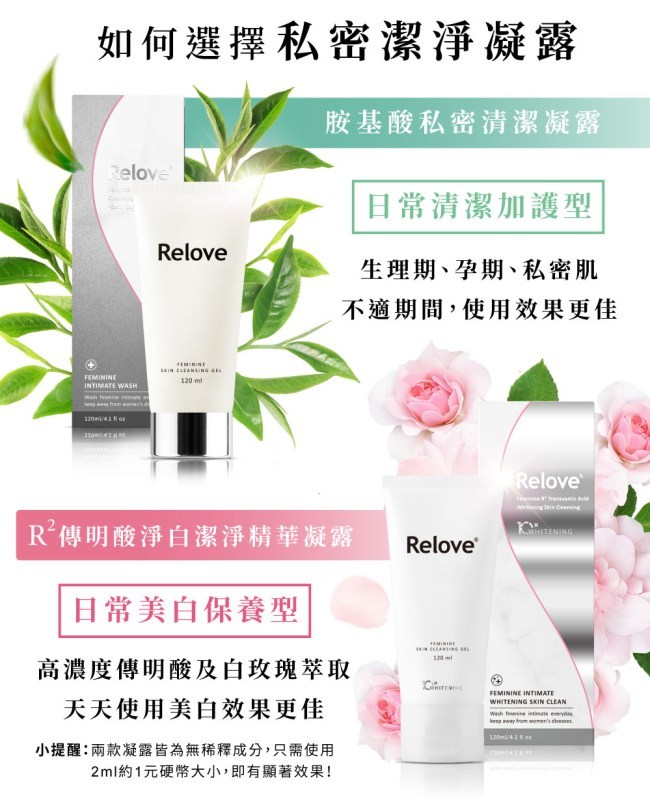 RELOVE 私密胺基酸清潔精華凝露