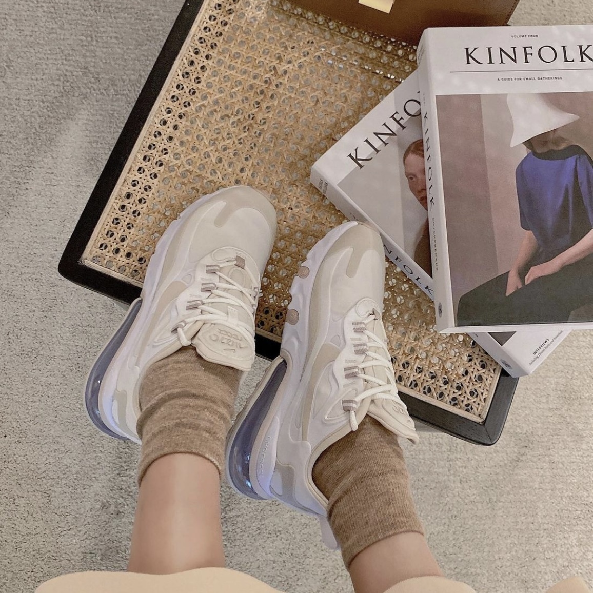 現貨┃NIKE AIR MAX 270 REACT 奶茶色 CJ0619-102