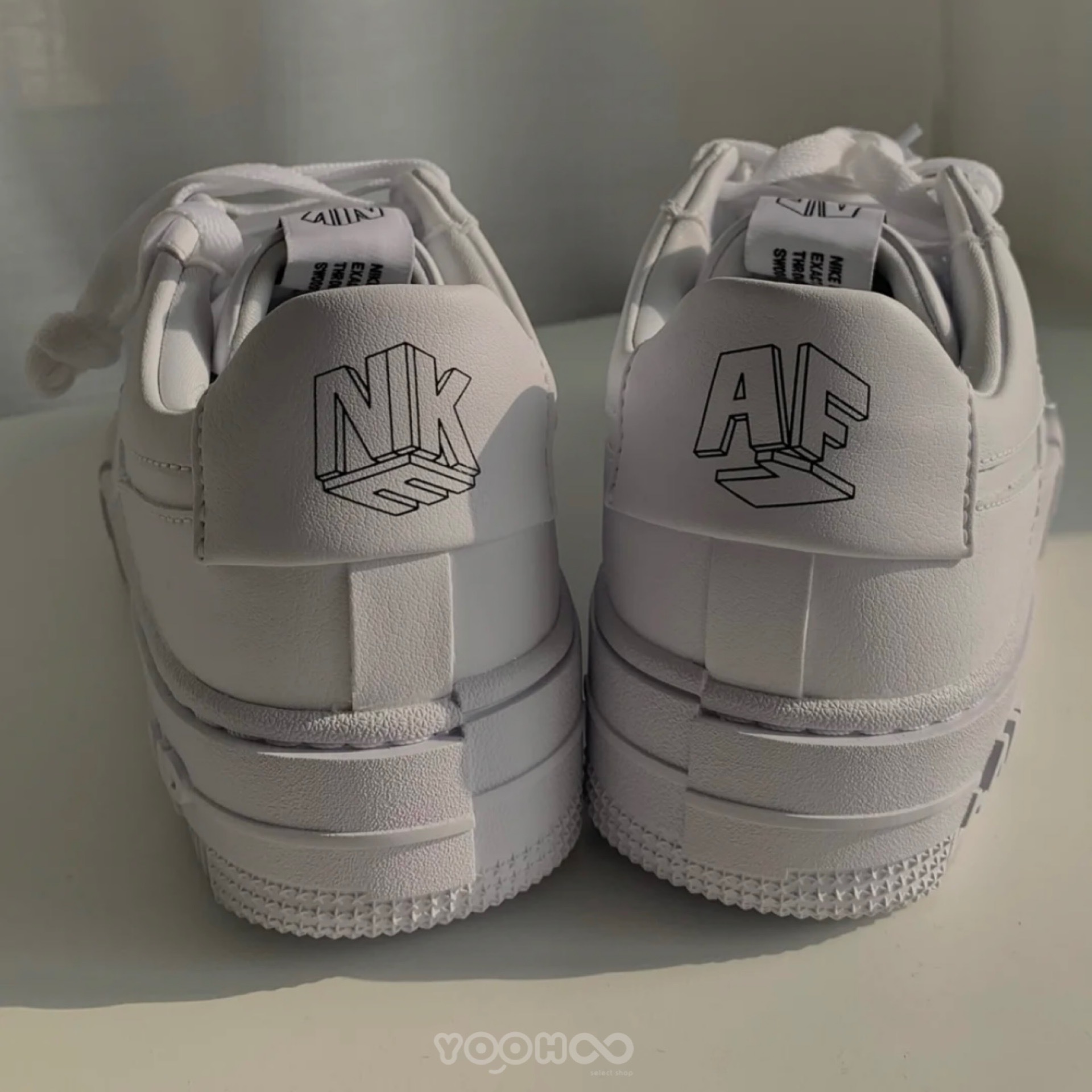 NIKE AIR FORCE 1 PIXEL 黑logo 解構鞋CK6649-100