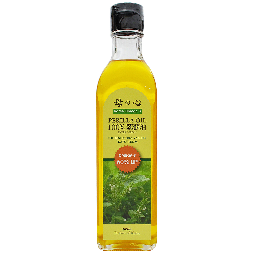 韓國冷壓母心紫蘇油 300ml/瓶