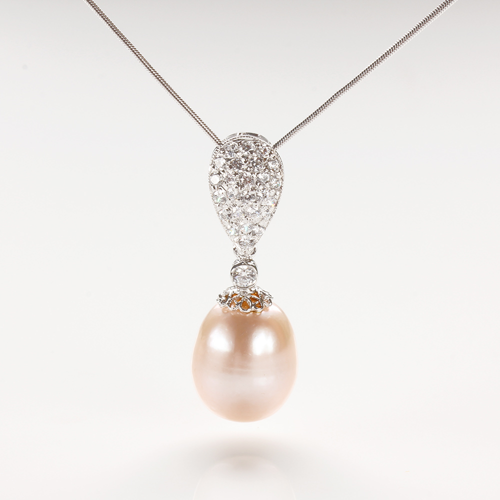 【雅紅珠寶】天然珍珠項鍊-925銀飾-文如春華-N0176