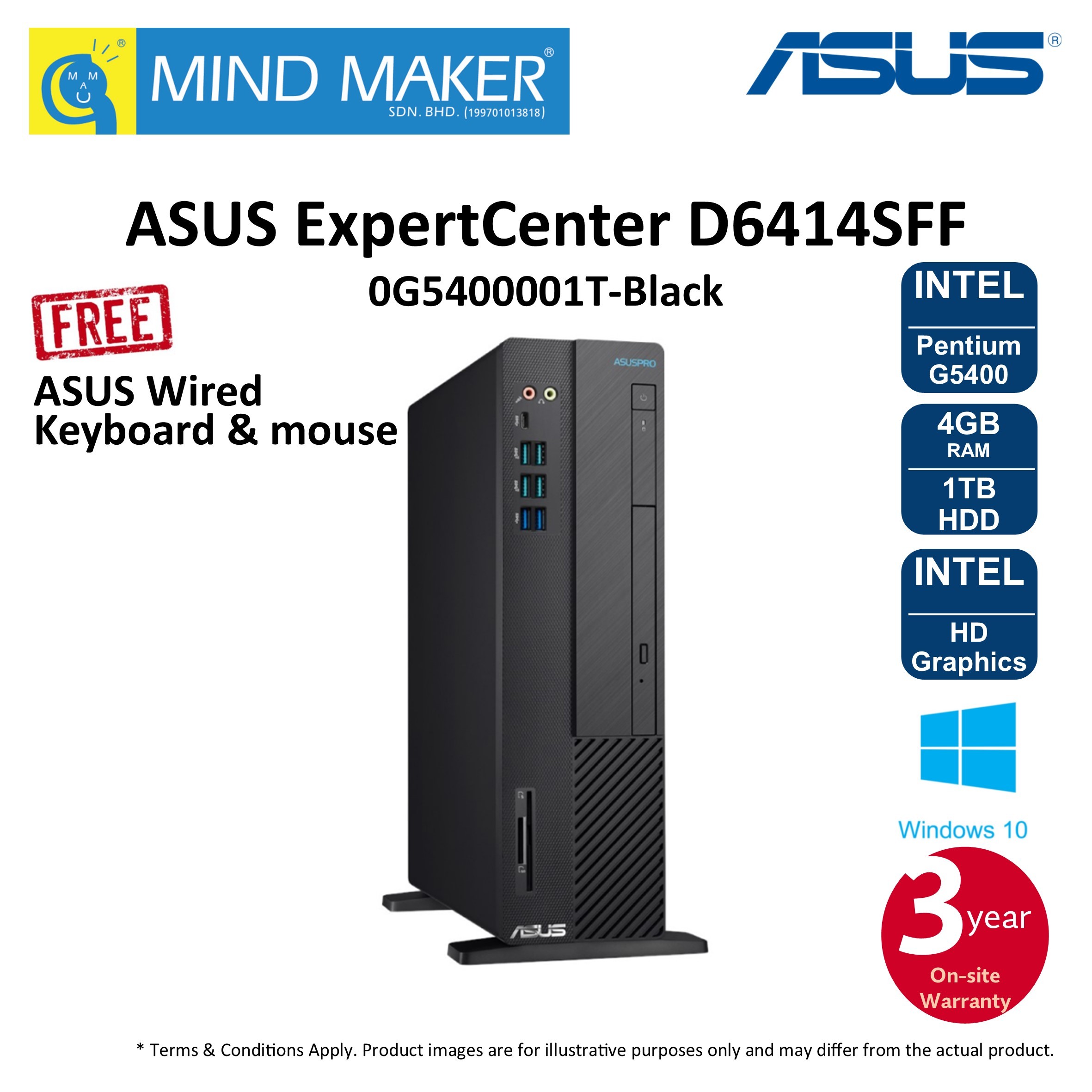 asus expertcenter d6414sff