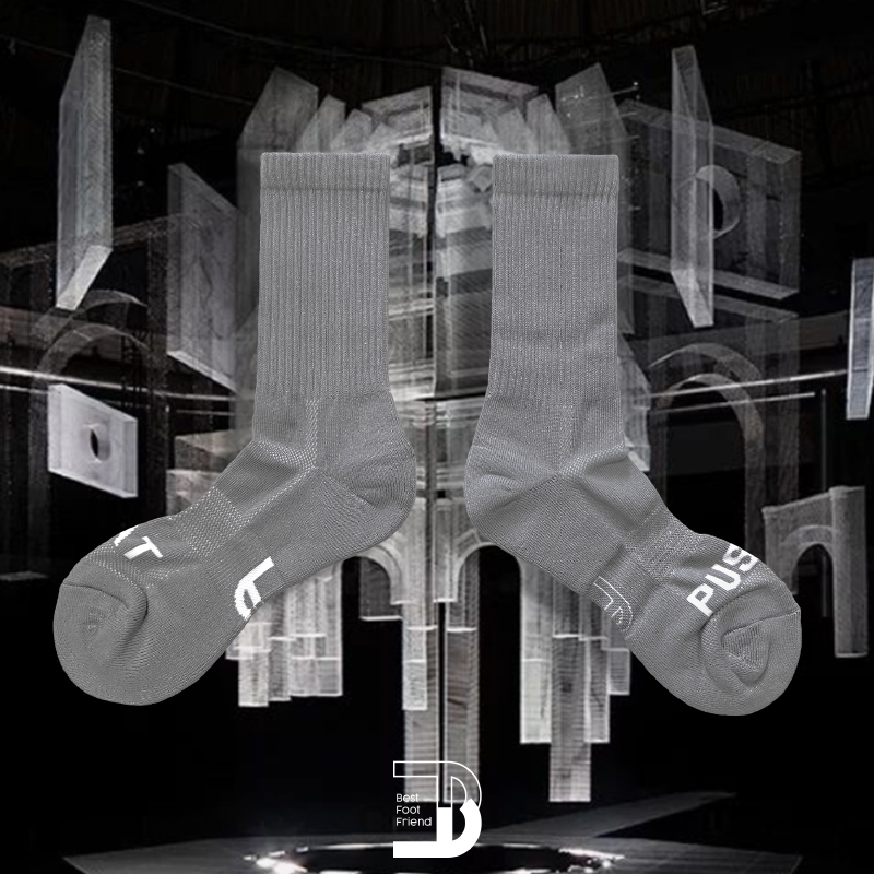 標語髒話素色長襪_深灰色_BF200011