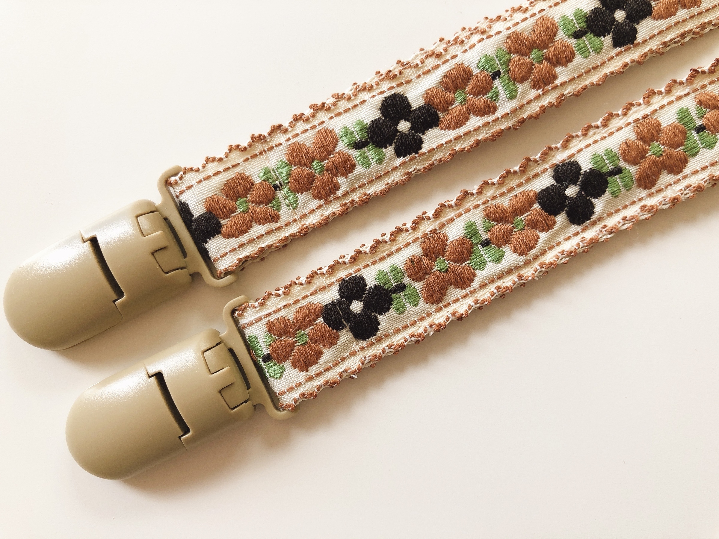 Hi Y.P store-緞帶款-波西米亞卡其花朵