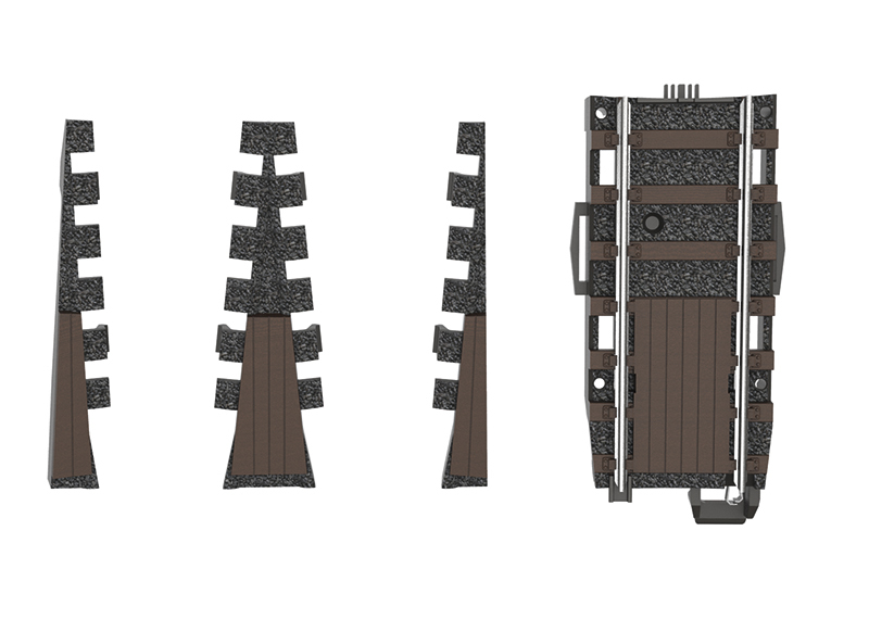 Trix 66871 HO規 電動轉盤(66861) 擴充配件