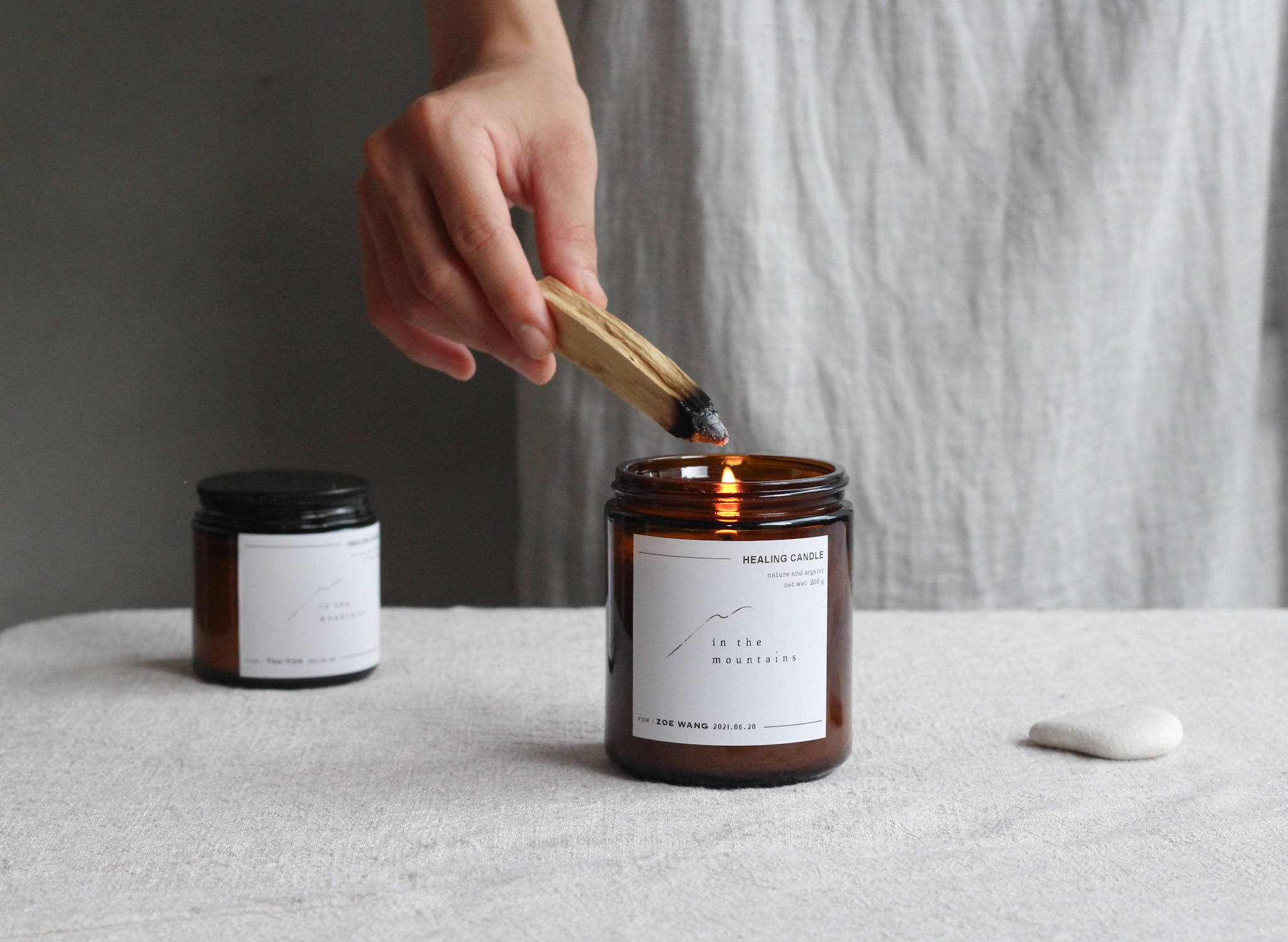 往山裡走淨化療癒系列秘魯聖木與白鼠尾草植物薰香