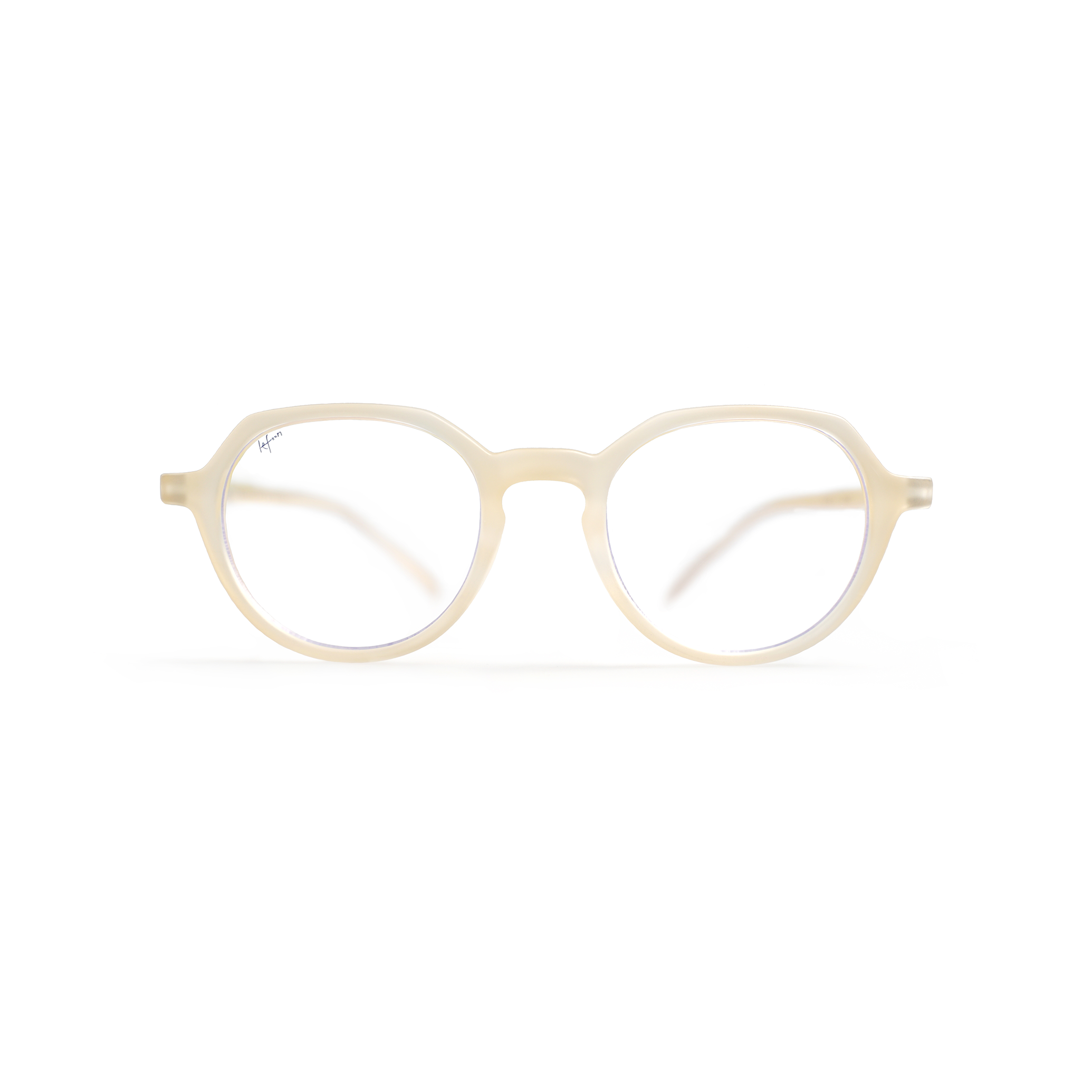 CROWN PANTO 成人 皇冠型抗藍光眼鏡 - 果感霧黃