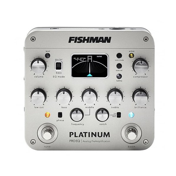 Fishman FISHMAN 木吉他/Bass 前級效果器 Platnium Pro EQ/DI Analog Preamp — 三峽吉他 / Bass｜YA! 玩音樂