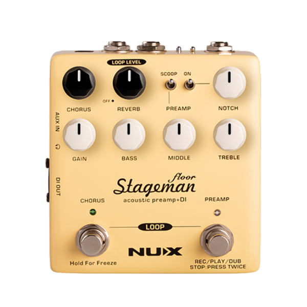 NUX NUX Stageman Floor 木吉他前級效果器 — 三峽吉他 / Bass｜YA! 玩音樂