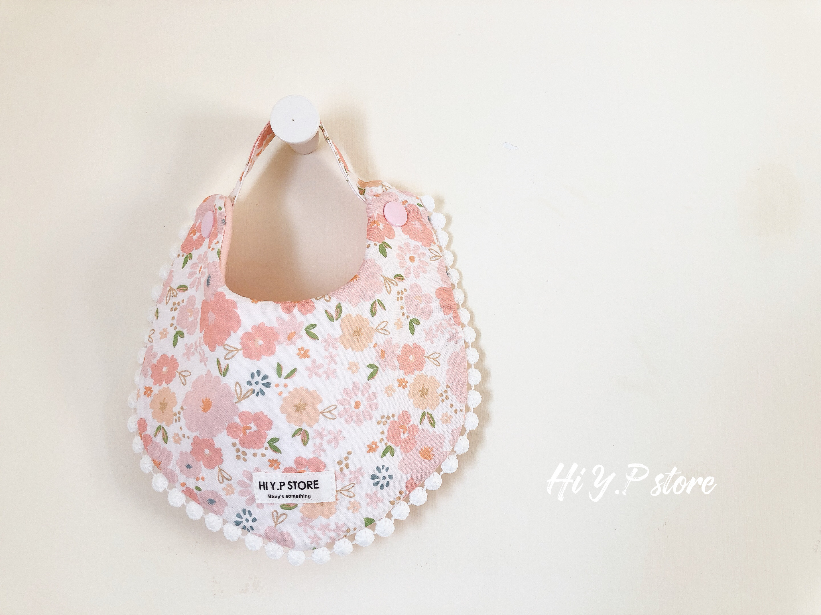 Hi Y.P store-手作圍兜-粉嫩木槿